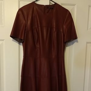 Zara Faux Leather Dress